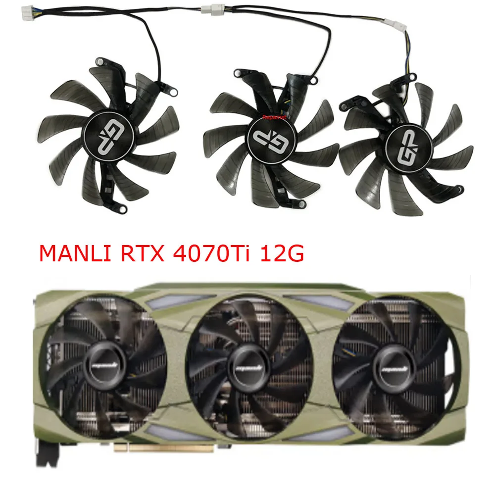 Ventilador de gráficos FY09015M12LPA para TH9215S2H-PAA01 Gainward RTX 3060 3070 3080 Ti OC, reemplazo de vídeo, 3 uds./Set - imagen 5