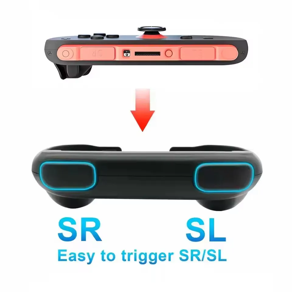 Empuñadura de 2 uds para Nintendo Switch 2 Joy controlador izquierdo derecho Joystick accesorios de soporte de mano - imagen 2