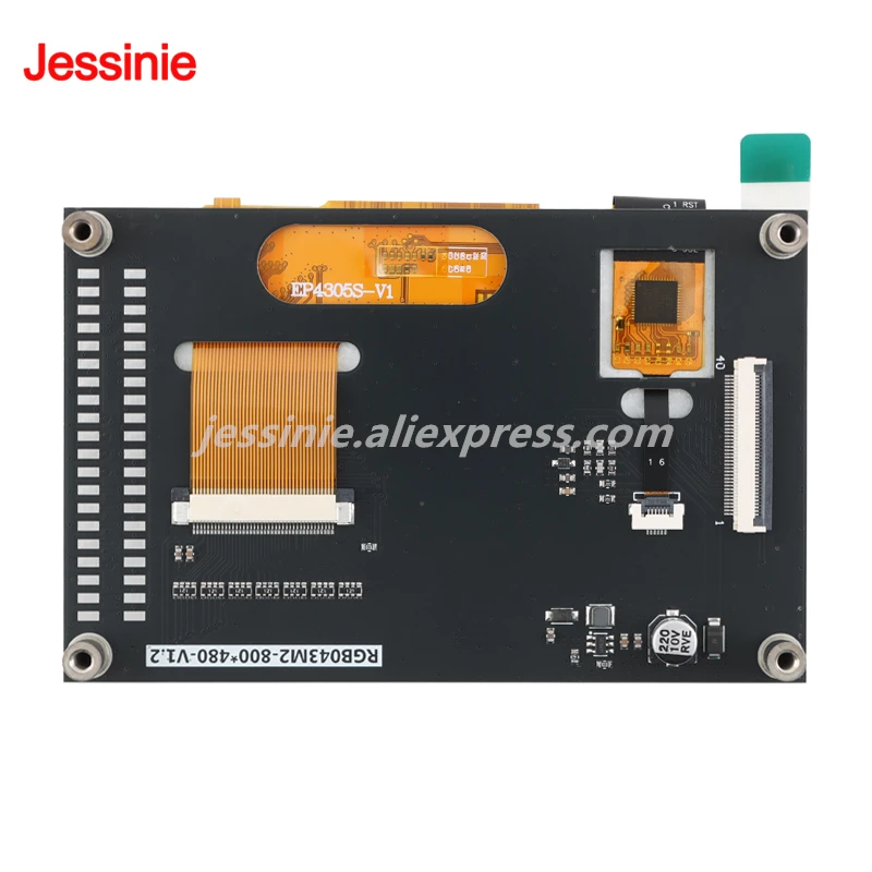 Pantalla LCD TFT de 4,3 pulgadas interfaz RGB módulo de pantalla de microcontrolador STM32 pantalla táctil capacitiva 24 bits 800*480 - imagen 3