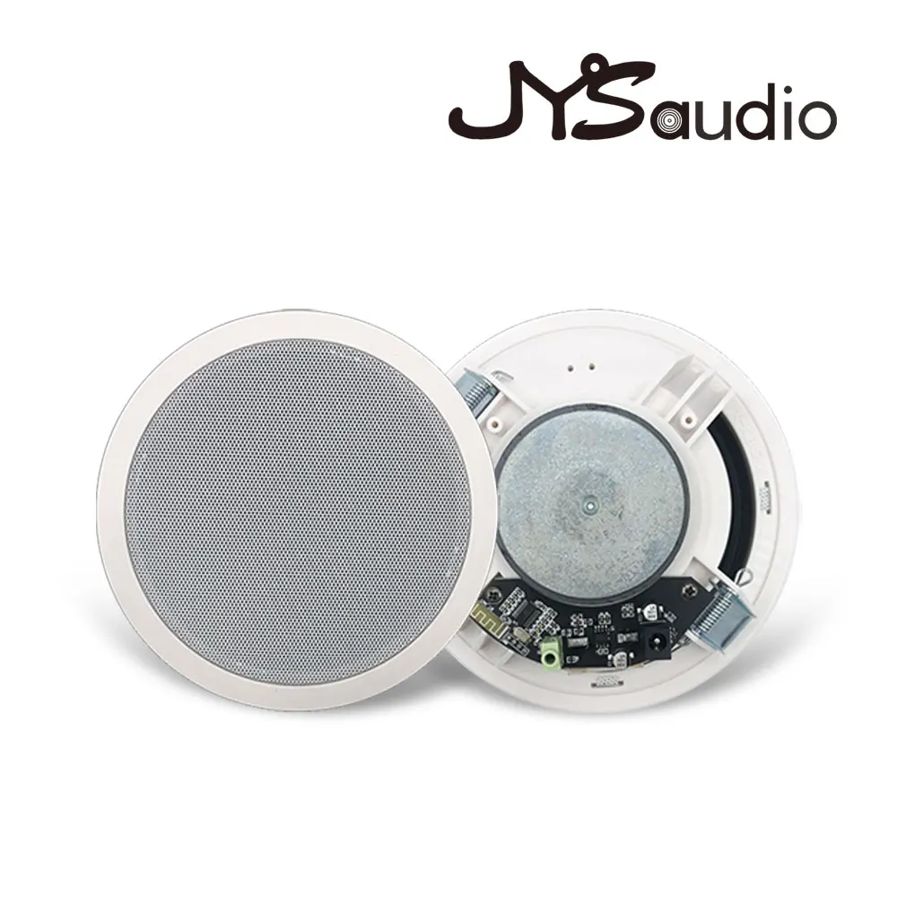 Altavoz de techo compatible con Bluetooth, altavoz de techo empotrado en la pared de 6 pulgadas, sistema PA para casa, sistema de cine central de Audio para interiores de 10W - imagen 5