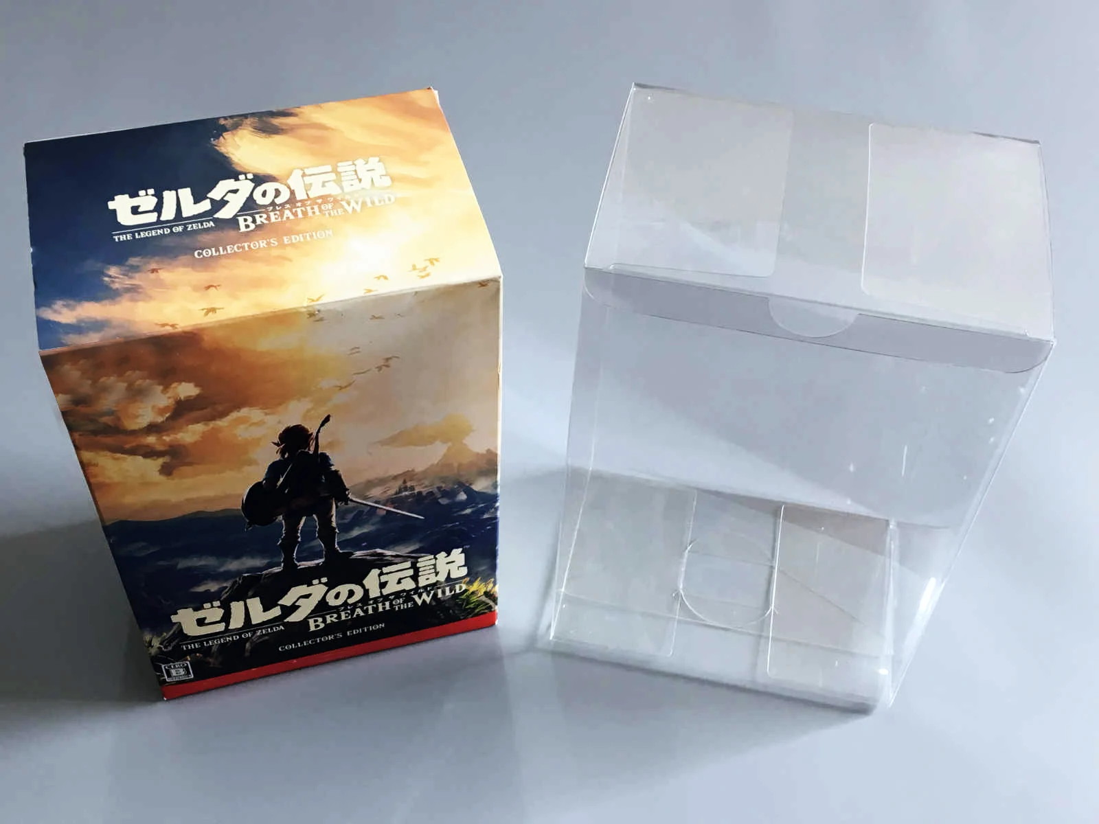 Protector de caja para NS Amiibo Legend of Zelda: Breath of the Wild, edición de coleccionista, vitrina transparente, solo JP, 1 caja