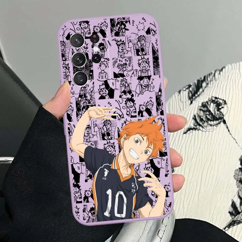 Funda de Anime Hinata Shoyo para Samsung Galaxy Note 20 10 M32 M17 M13 M12 F05 M07 M05 M02 F17 Plus Ultra funda de teléfono - imagen 2