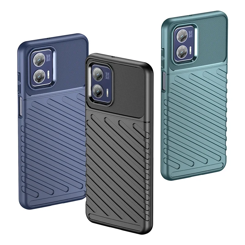 Funda de teléfono de silicona a prueba de golpes de lujo para Moto G Series G13/G23/G53 5G/G53Y/G53J/G53G/G53S 5G/G73/E13 funda protectora suave de TPU - imagen 2