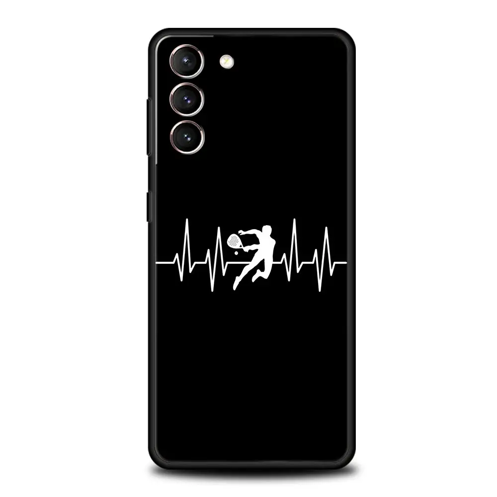 Funda de teléfono deportiva con pelota de tenis para Samsung Galaxy S24, S23, S22, S20 Ultra, S21 FE, 5G, S10, S9 Plus, S10E, S8, funda de silicona suave - imagen 3
