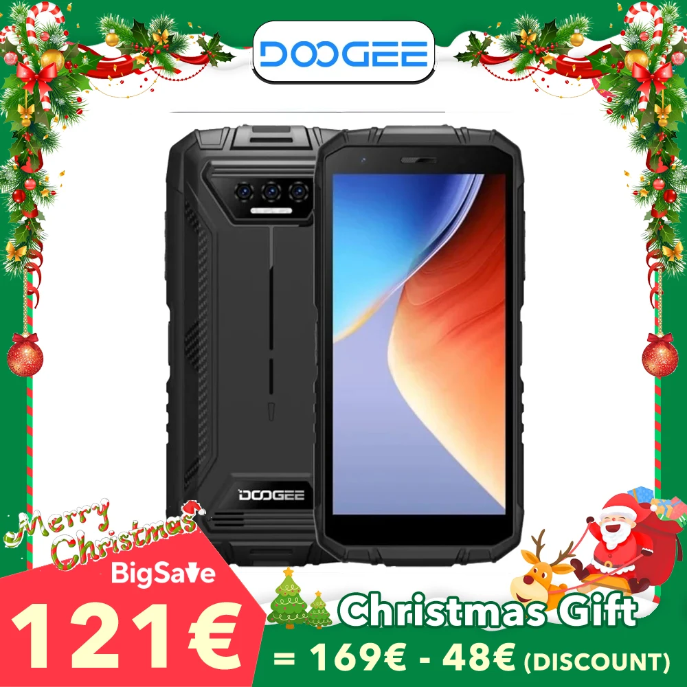 Doogee S41 Max 16GB/256GB Negro, Teléfono móvil rugged