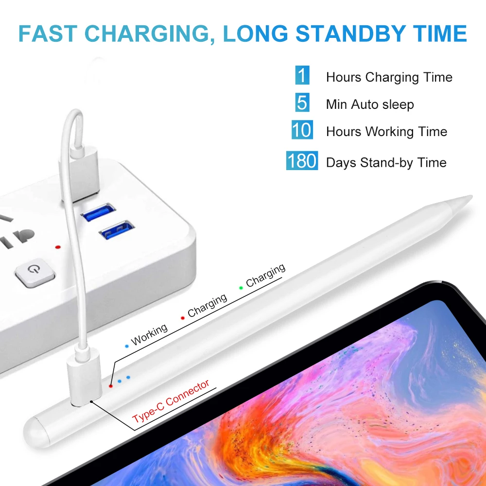 Lápiz Táctil - Indicador de batería