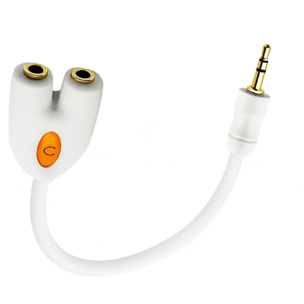 Divisor de auriculares 3,5 mm Audio Estéreo Y Cable de extensión divisor Macho a Hembra Adaptador de conector de auriculares dual - imagen 4