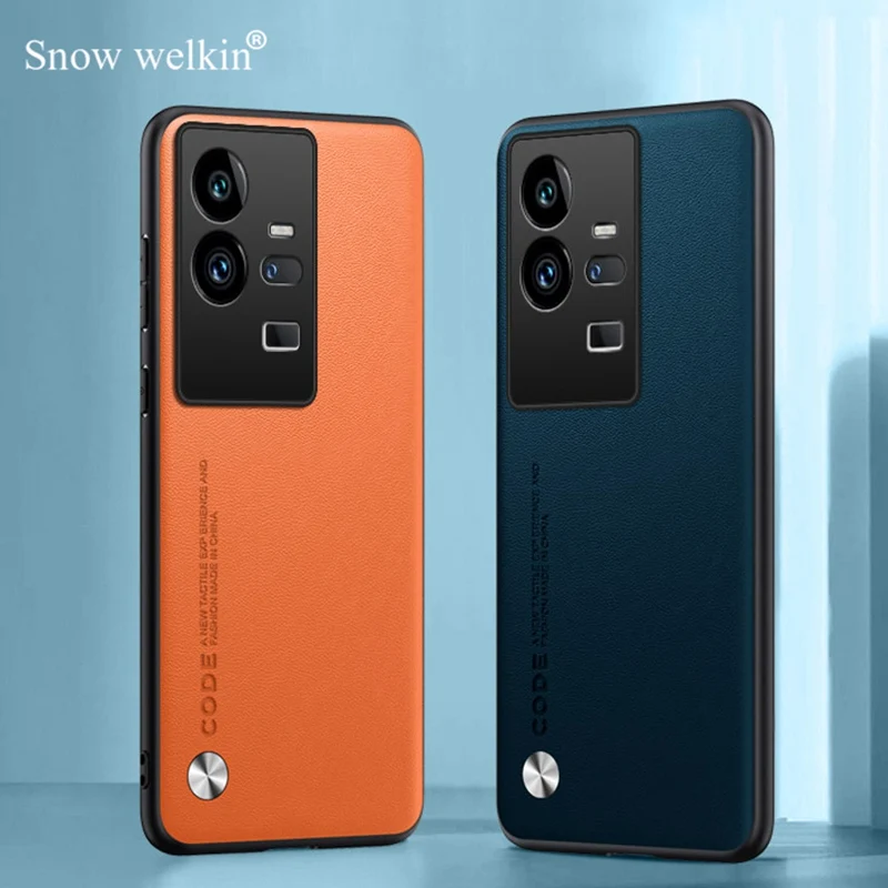 Funda de cuero PU de lujo para iQOO 11, funda de teléfono de silicona a prueba de golpes para Vivo iQOO 11 Pro - imagen 5