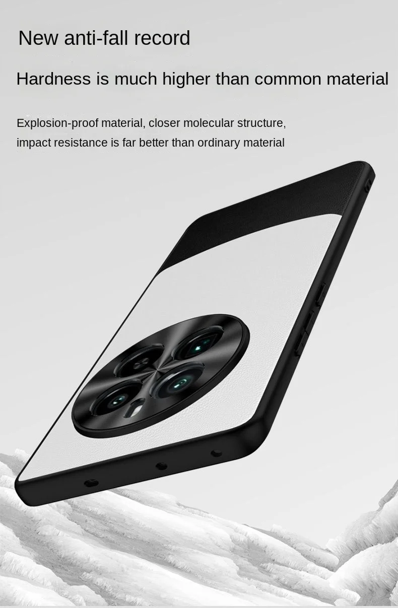 Para OPPO Realme GT 5 Pro funda de lujo de cuero PU funda protectora trasera para Realme gt5 5PRO funda completa para teléfono - imagen 4