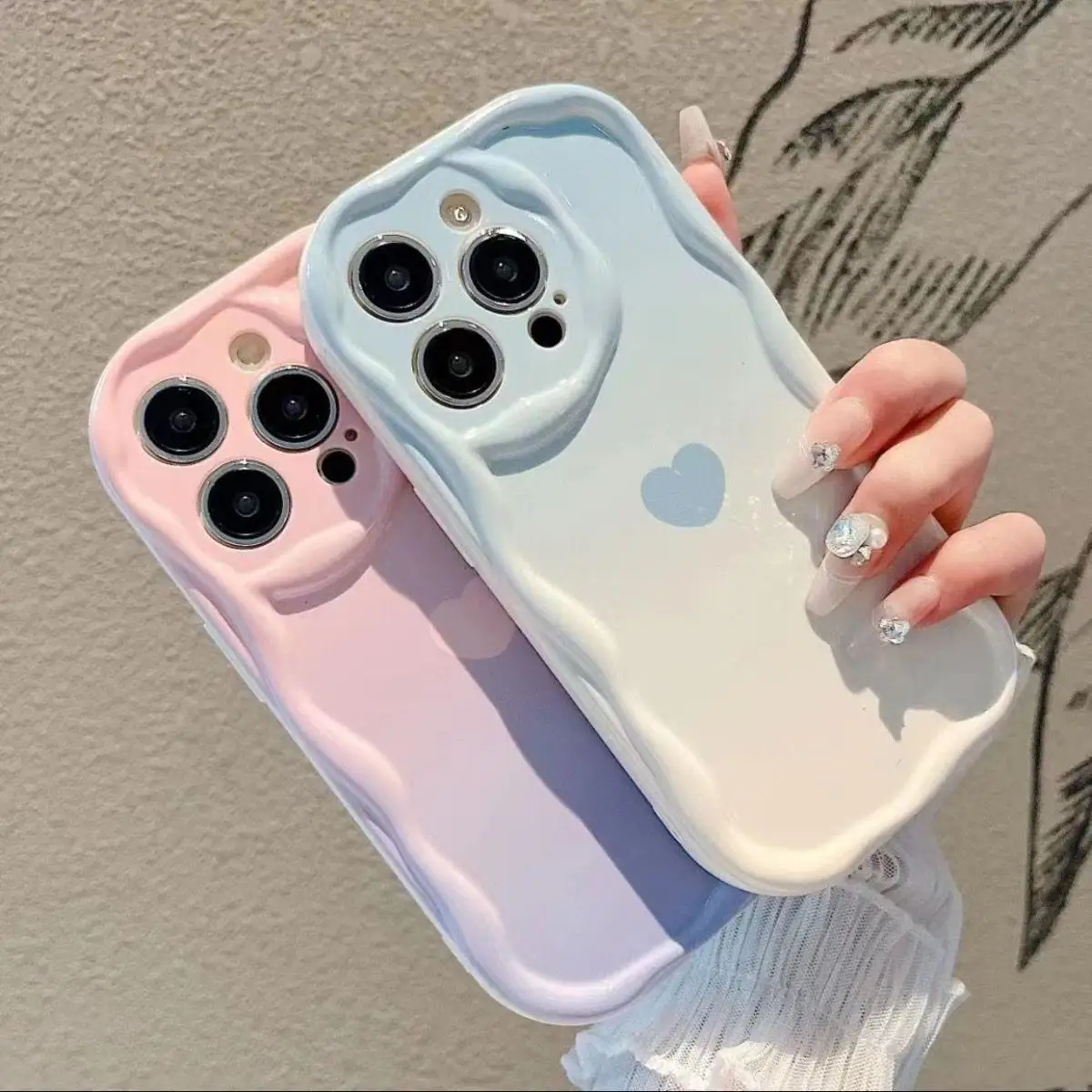 Funda para Reno 11 5G 11F Reno 7 4G flor transparente silicona suave 3D borde ondulado protección de lente contraportada para OPPO A78 A79 A98 5G - imagen 3