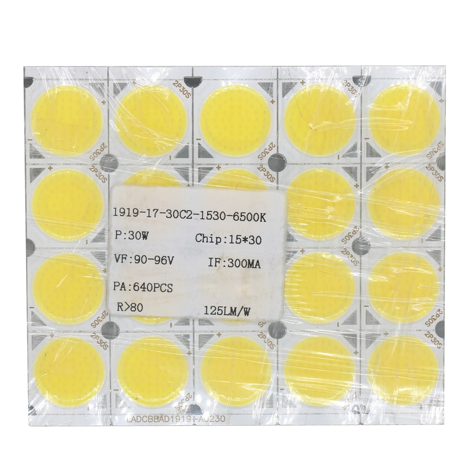 100 Uds. Cuentas de Chip LED 30W D90-96V 1917mm lámparas de diodo de retroiluminación blanco frío blanco cálido matriz de LED para bombillas de iluminación de inundación LED DIY