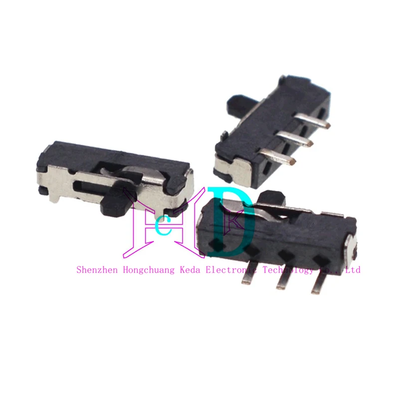 Interruptor de palanca pequeño MSK12D18A, con una altura de mango de 2-3mm, fila única vertical, interruptor horizontal de dos velocidades micro deslizante 1P2T - imagen 2