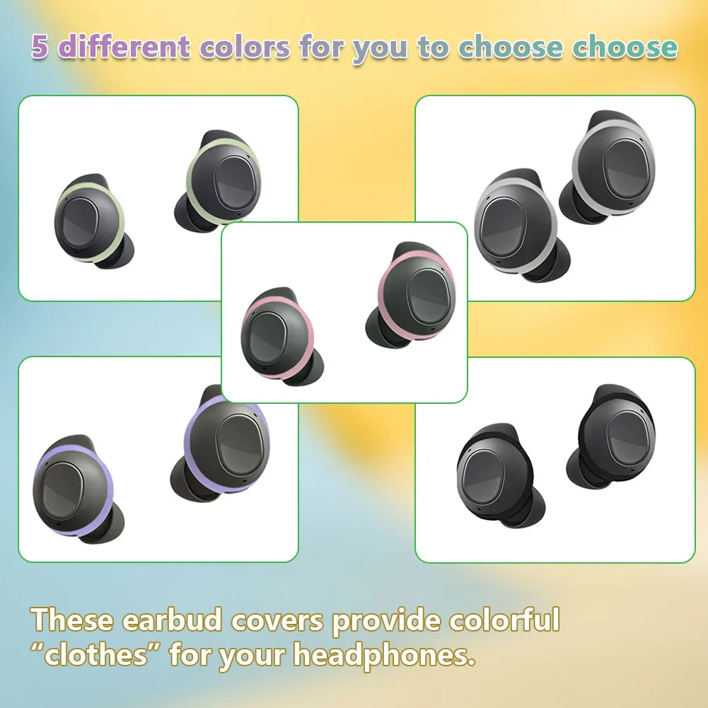 Puntas de repuesto de silicona antideslizantes para auriculares Samsung Galaxy Buds FE 2023, 3 pares - imagen 4