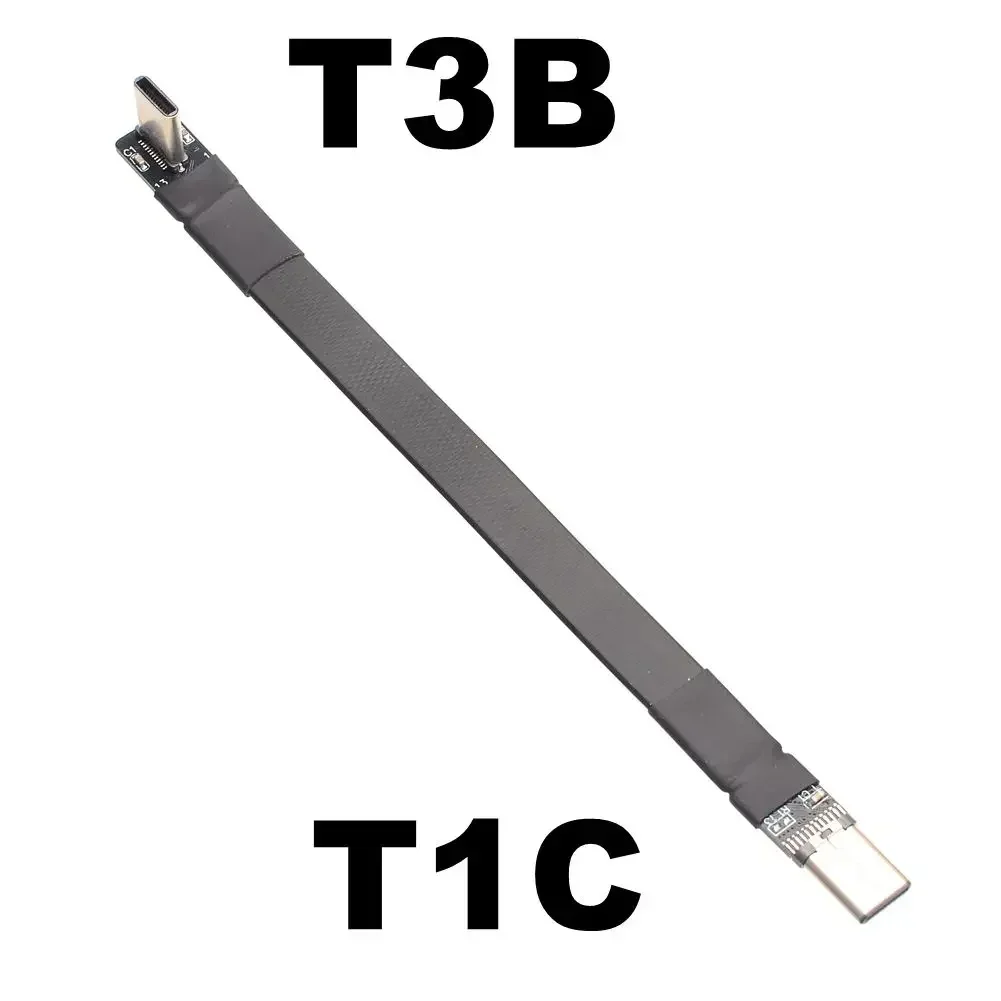 Cable USB-C Gen2 Macho a Macho – 10Gbps 3A Plano FPV Blindado - imagen 3