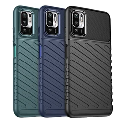 Funda de lujo a prueba de golpes, funda de silicona para teléfono Redmi Note 10 5G/10T 5G/11 SE/Poco M3 Pro 5G
