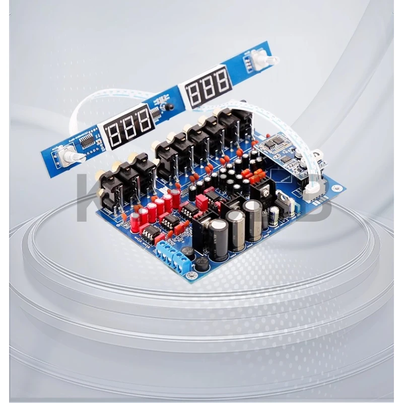 KYYSLB pantalla Digital Control remoto tono placa frontal de escenario 6 canales Audiophile frontal 5,4 Bluetooth APTX LDAC placa amplificadora - imagen 3