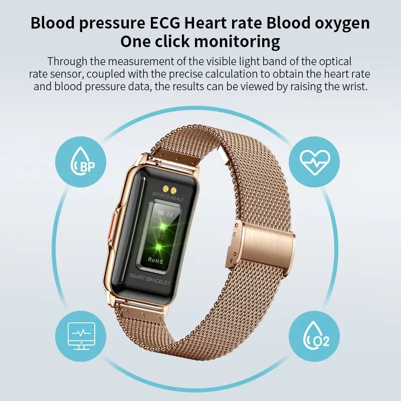 LIGE-reloj inteligente para mujer, accesorio de pulsera resistente al agua IP67 con pantalla táctil, Bluetooth, llamadas, seguimiento de actividad deportiva - imagen 5