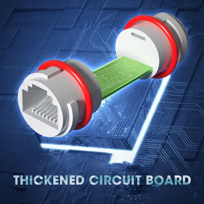 ZoeRax conector RJ45 impermeable IP67 Cable de red Ethernet conector acoplador adaptador de acoplador Lan para exteriores hembra para Cat5e CAT6 - imagen 4