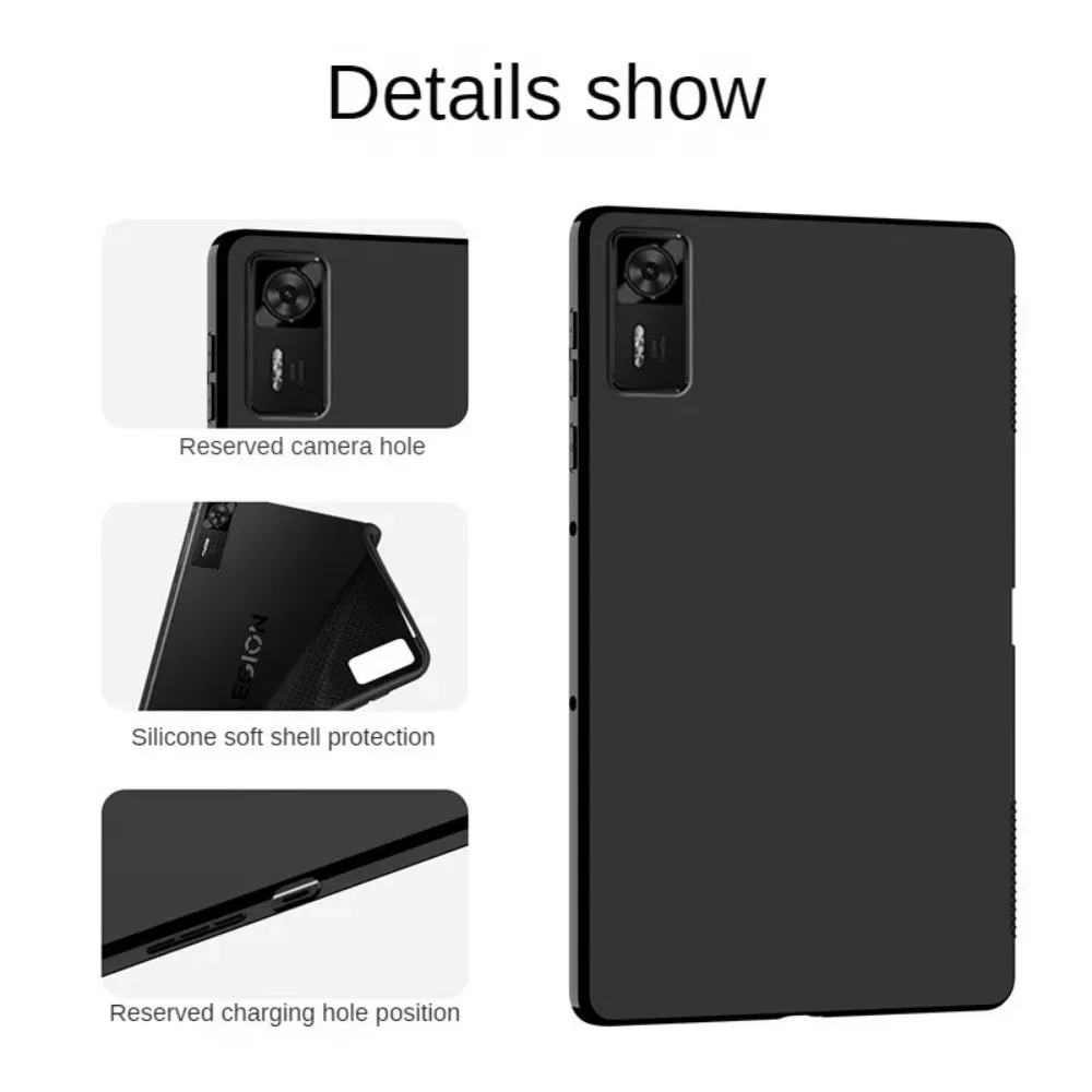 Para Lenovo LEGION Y700 2025 funda de 4. a generación 8,8 pulgadas TB322FC tableta de juego para Y700 Gen 4 8,8 "funda trasera de silicona TPU - imagen 4