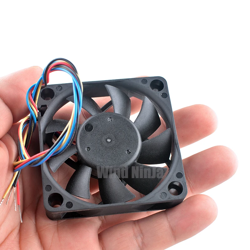 Ventilateur de refroidissement AFB0612HC, 6cm, 60mm, 60x60x13mm, DC 12V, 0,21 A, 4 broches, roulement à billes, pour CPU - imagen 5