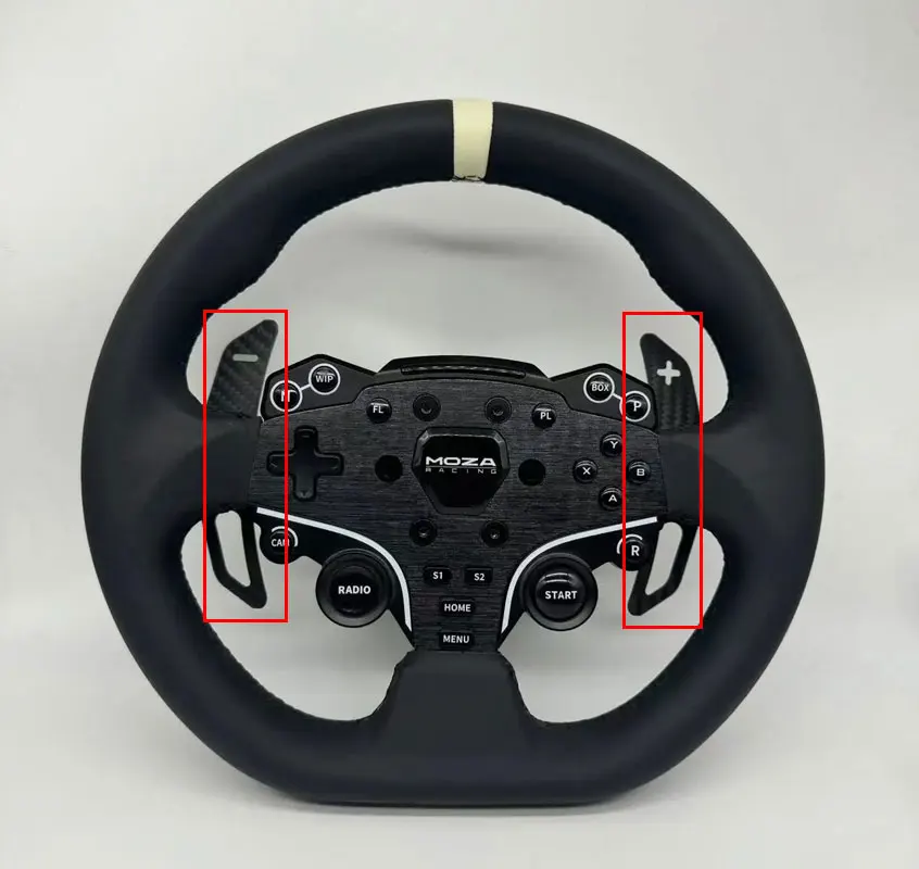 Adaptador de palanca de cambios de extensión de fibra de carbono para MOZA R5 R3 ES ESX, accesorios para volante de Mod de juego de coches de carreras