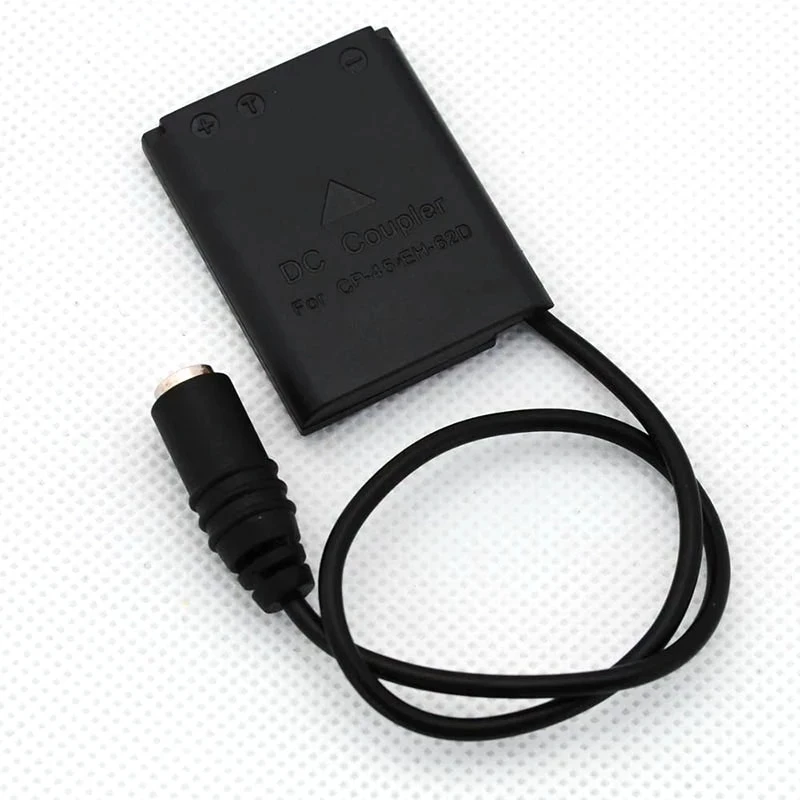 CP-45 CP45 NP-45 NP-45A NP-45S NP45A acoplador CC batería falsa Li40B Li42B para Pentax D-Li63 Fuji S5300 Nikon EN-EL10 KLIC-7006 - imagen 4
