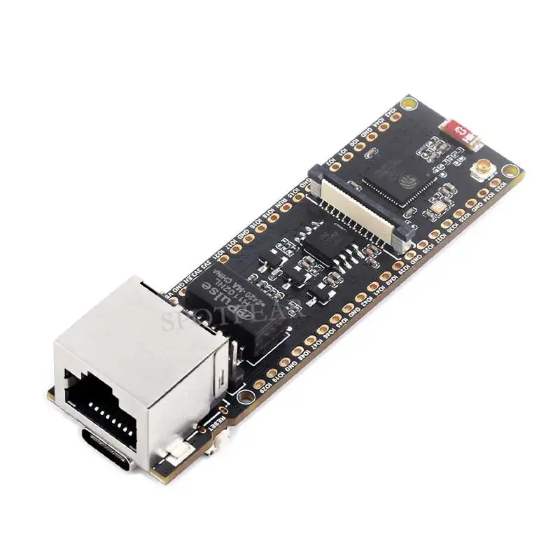 Placa de desarrollo de cámara ESP32-S3 ETH PoE RJ45/OV2640 puerto OV5640/W5500/micro-sd Compatible con Raspberry Pi Pico tamaño - imagen 5