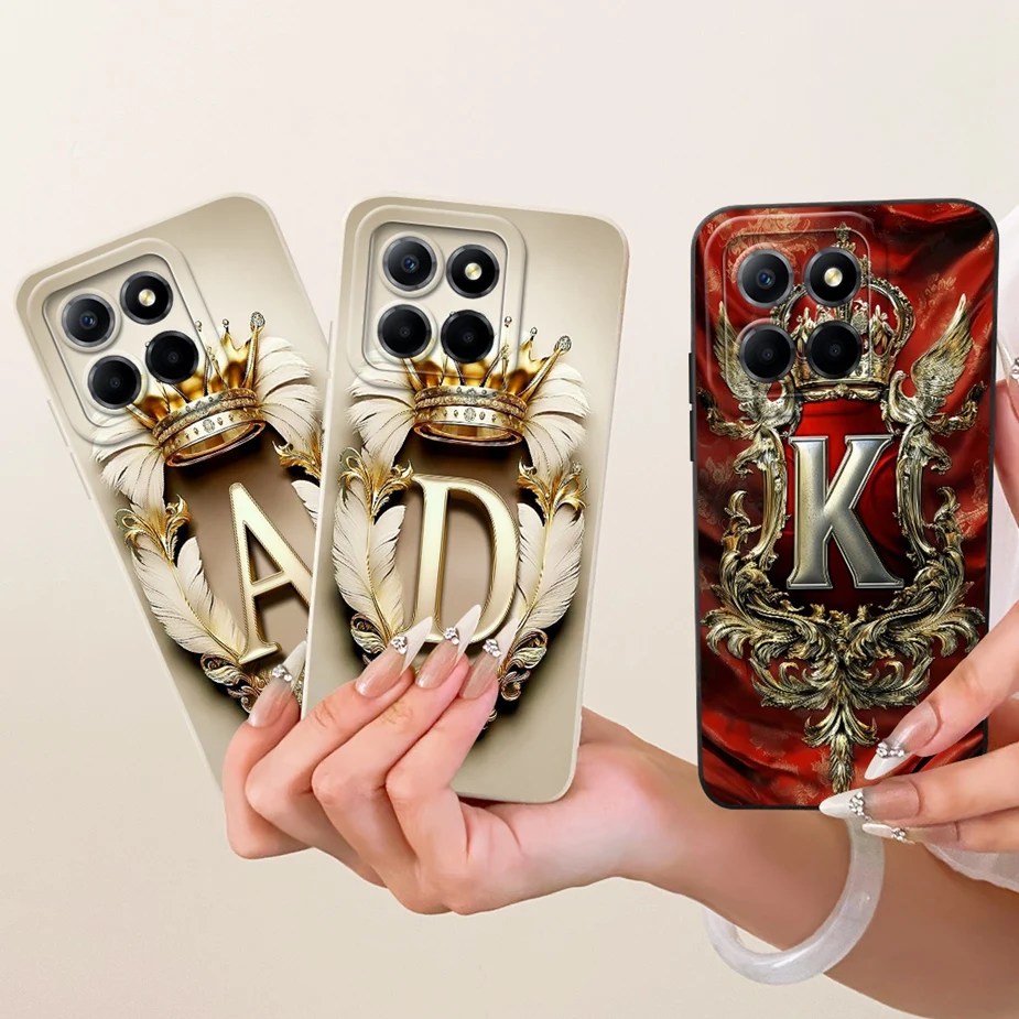 Para Honor X8a funda Honor X8b X8C Linda corona letras cubierta suave TPU funda de teléfono para Honor X8C X 8a HonorX8a HonorX8b HonorX8C bolsas