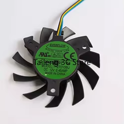 Ventilador Everflow T127010BU 7cm para Tarjeta Gráfica 12V Sin Marco