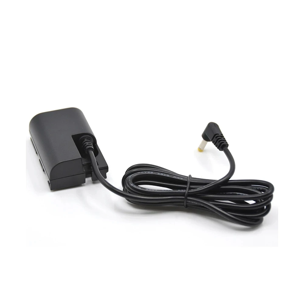 LP E6 batería simulada 4,0 MM X 1,7 MM enchufe macho DR-E6 acoplador CC para cámara Canon EOS 5D Mark II III 5D2 5D3 6D 7D 60D 60Da 70D 80D