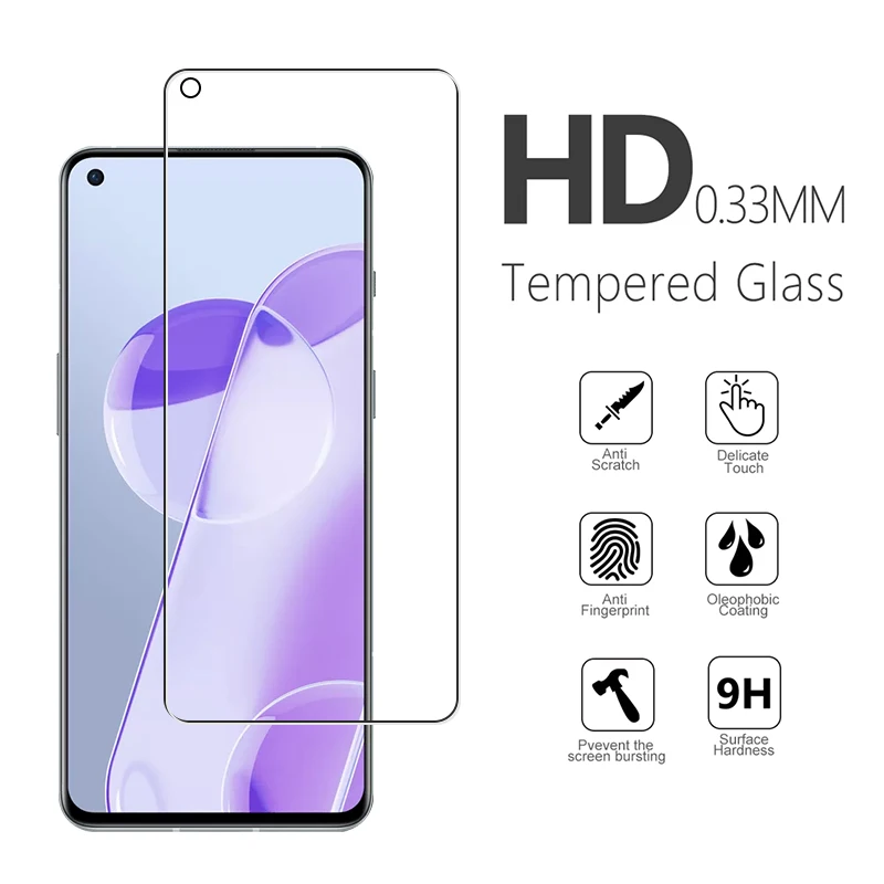 Protector de pantalla de vidrio templado de cubierta completa para Oneplus 11 9 10 8 Pro vidrio curvo Oneplus 10T Nord 2 7 8T 9 9R 9rt 7t ACE Pro - imagen 3