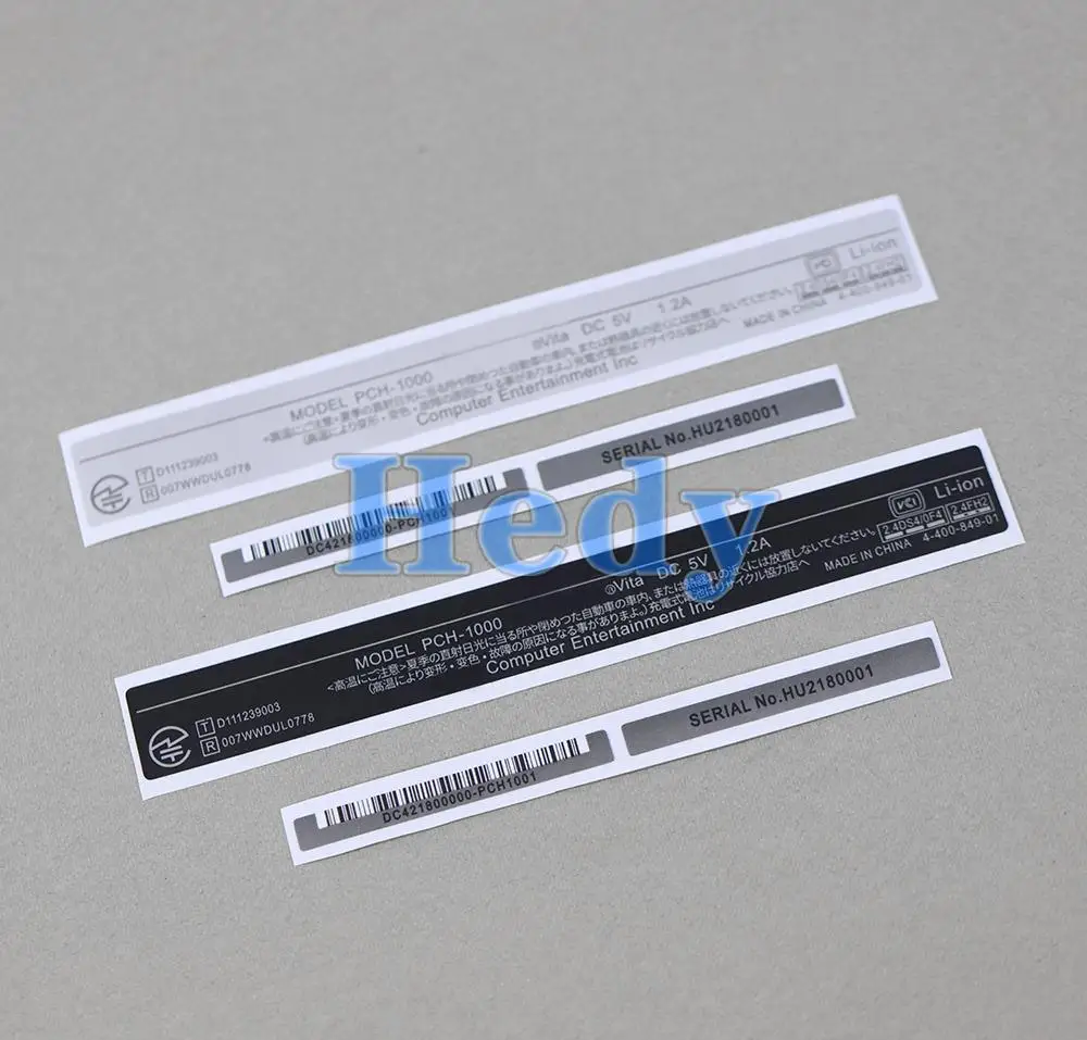 Juego de pegatinas de repuesto para PS Vita 1000, PSV 1000, PSV1000, 1006, PCH-1000, 1 Juego - imagen 3