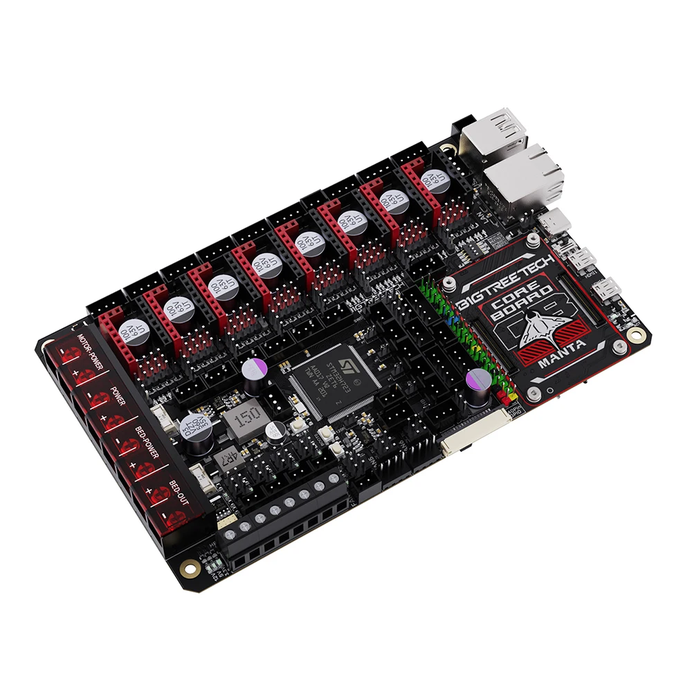 BIGTREETECH Manta M8P V2.0 placa base Stealthy Kit de alta velocidad TMC5160T Plus CB1 para impresora 3D Raspberry Pi Klipper Voron Ender 3 - imagen 4