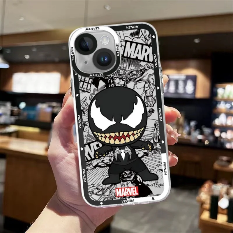 Funda de teléfono Marvel Spider Man para Xiaomi Redmi Note 13 14 Pro Plus 5G 4G 12 Pro 12S 15C 14C 13C 12C 10C 11 10 10S 11S A5 A2 A3 - imagen 3