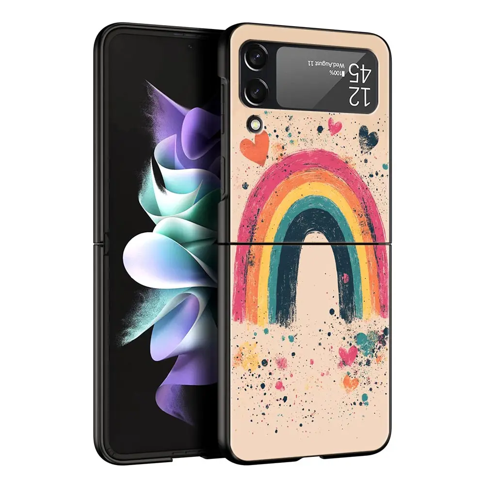 Una funda de teléfono Loving Printout para Samsung Galaxy Z Flip3 Flip4 Flip5, carcasa para Z Flip 3 4 5 6 7, funda trasera plegable dura - imagen 5