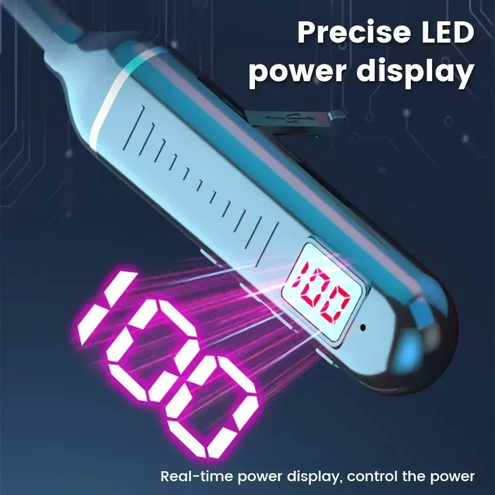 Auriculares Bluetooth 5,2, inalámbricos, compatibles con reproducción de tarjetas TF, auriculares estéreo HiFi, auriculares LED impermeables, tiempo de espera largo - imagen 5