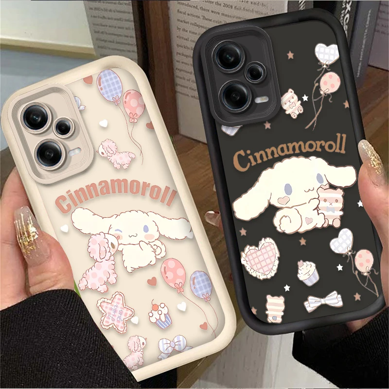 Funda bonita Sanrio Cinnamoroll para Xiaomi Redmi Note 13 14 12 11 Pro Plus 5G 14S 12S 11S 10S 10 9 Redmi 14C 13C 12C 12 4G