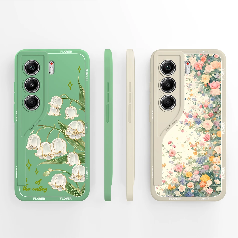 Para Tecno Camon 40 Pro 4G 5G Funda de teléfono elegante patrón de flores Funda de alta calidad para Tecno Camon40Pro Funda de cobertura completa - imagen 4