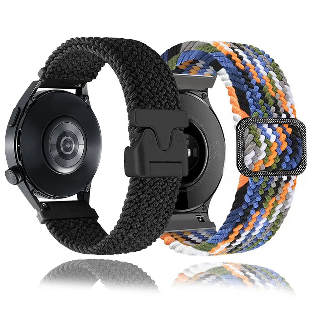 2 uds 20/22mm banda trenzada para Xiaomi Watch 2 Pro/S4/S1 Active/reloj color 2 pulsera deportiva de nailon Huawei GT 2e 4 5 correa Amazfit - imagen 2