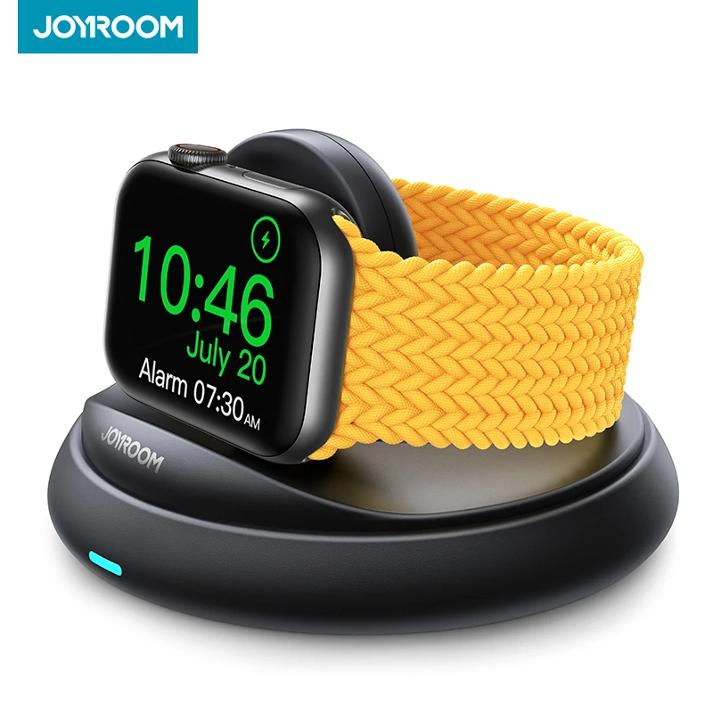 Joyroom para iWatch soporte de cargador base de carga magnética portátil cargador rápido para Apple Watch Ultra/SE/serie 9 8 7 6 5 4 3 2 - imagen 2