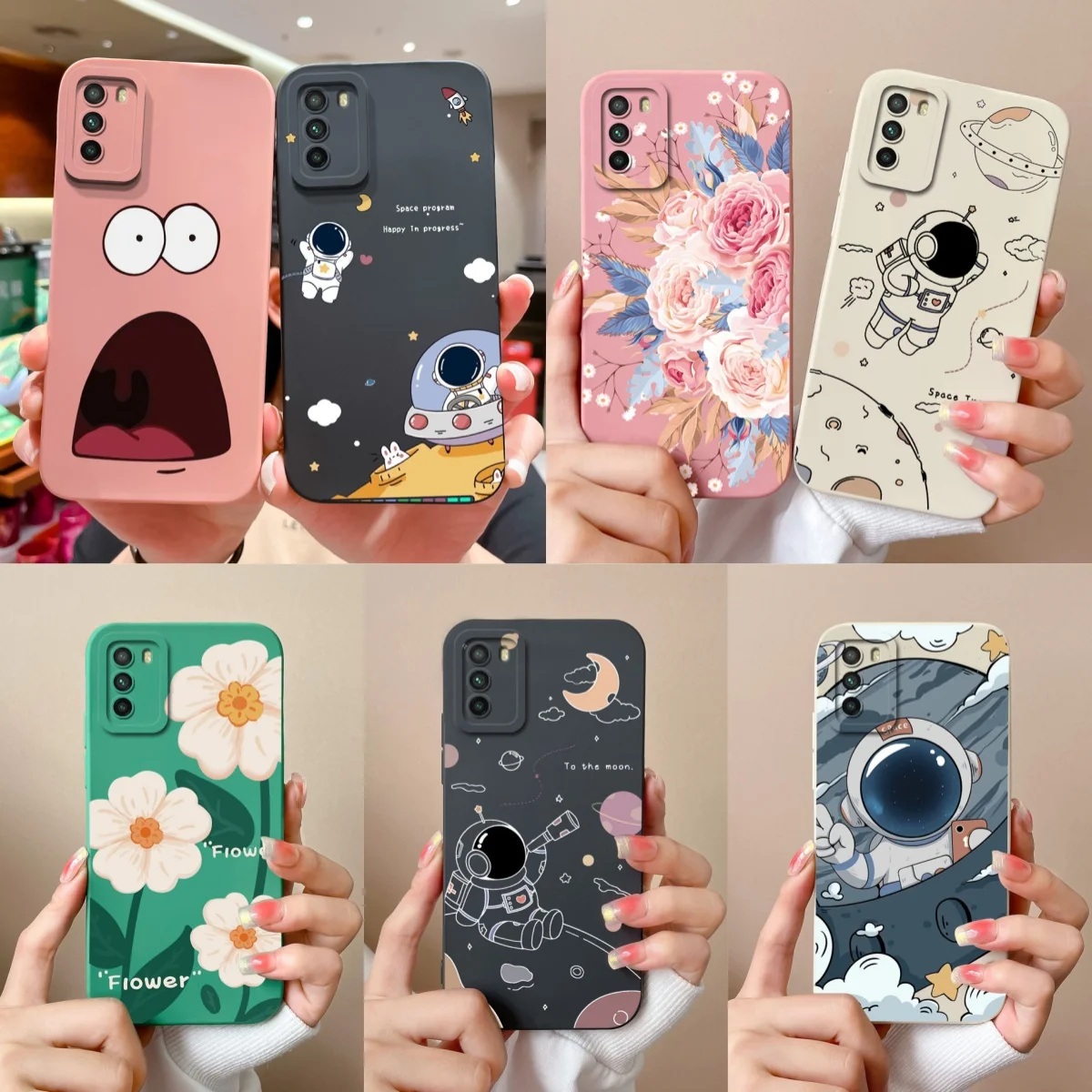 Funda para Xiaomi Poco M3 Pro Floral suave silicona líquida protección de cámara Anti Choc contraportada para Poco M 3 Pro M3Pro Coque Capa