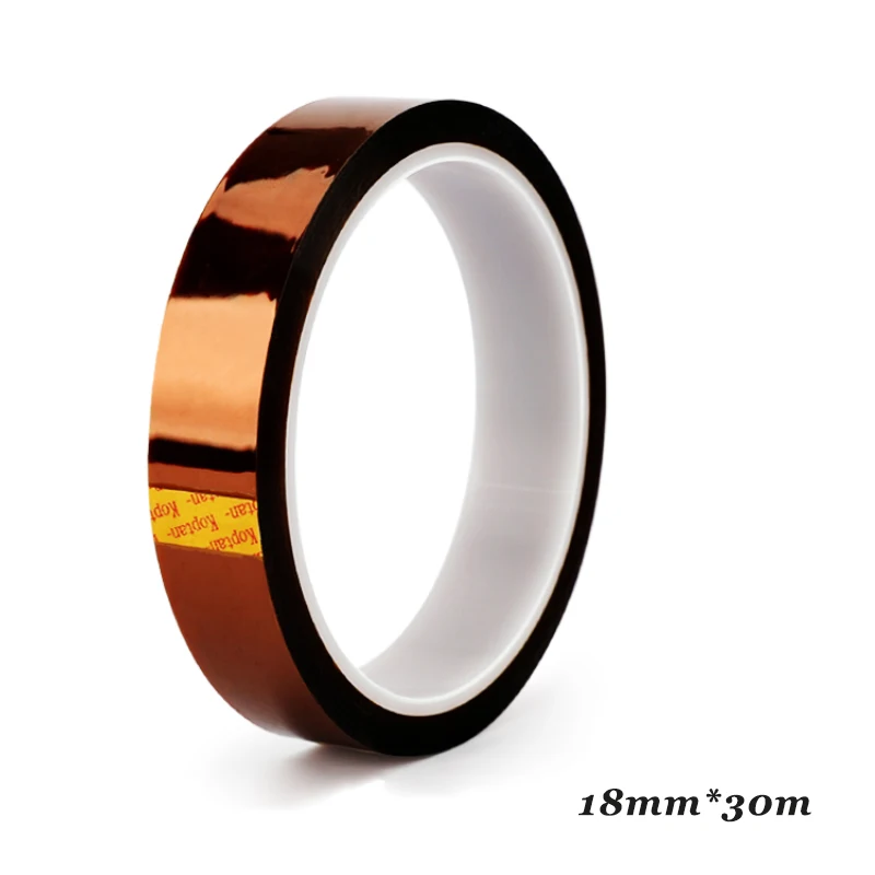 Cinta de poliimida resistente a altas temperaturas con dedo dorado de 30m de largo, cinta aislante de batería de litio antiestática para mascotas de varios tamaños - imagen 5