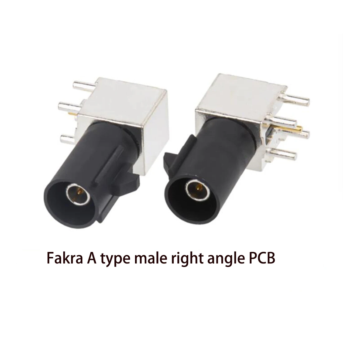 Conector macho SMB tipo Fakra A/B/C/D/I/K, extremo de placa de Metal PCB de ángulo recto para antena GPS RF, 1 ud. - imagen 3
