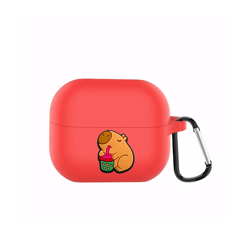 Nuevo DIY Animal Capybara funda para auriculares para Redmi Buds5 Pro silicona Blutooth auriculares caja de carga cubierta protectora - imagen 4