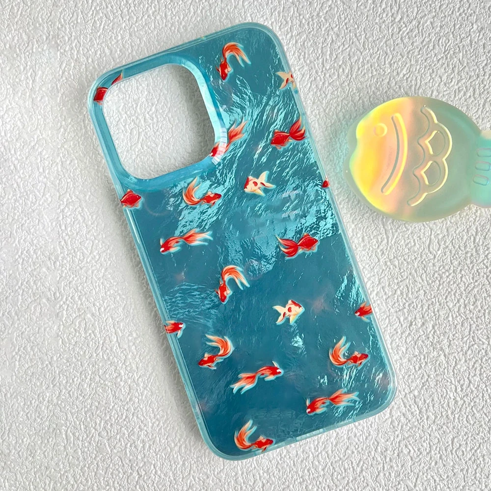 Funda de teléfono con diseño de vórtice de pescado de lujo para Samsung Galaxy A56 A07 A17 A55 A36 A26 A16 A53 A06 A14 A24 A34 A54 A15 A12 - imagen 5