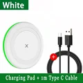 White with 1m cable