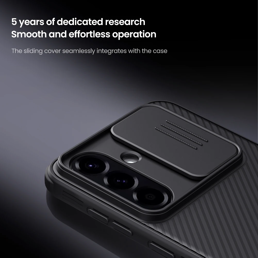 Nillkin para Samsung Galaxy A56 5G funda para cámara Slide CamShield Pro fundas para lentes dura completa 360 protección contraportada - imagen 2