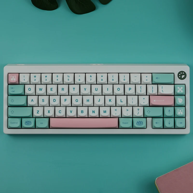 GMK Frost Witch Keycaps Noel Botanical Fuyu Keycap, perfil MA, PBT Dye, sublimación, teclado mecánico para MX Switc - imagen 4