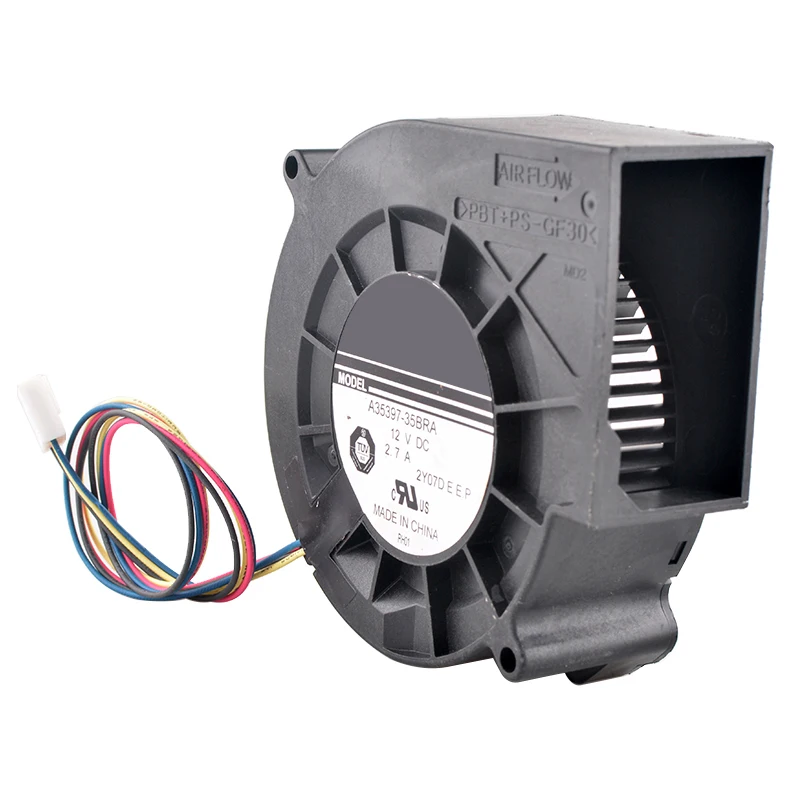 A35397-35BRA Ventilador centrífugo de alta velocidad 97 mm x 94 mm x 33 mm DC12V 2.70A Ventilador de refrigeración de 4 pines para gabinete - imagen 4
