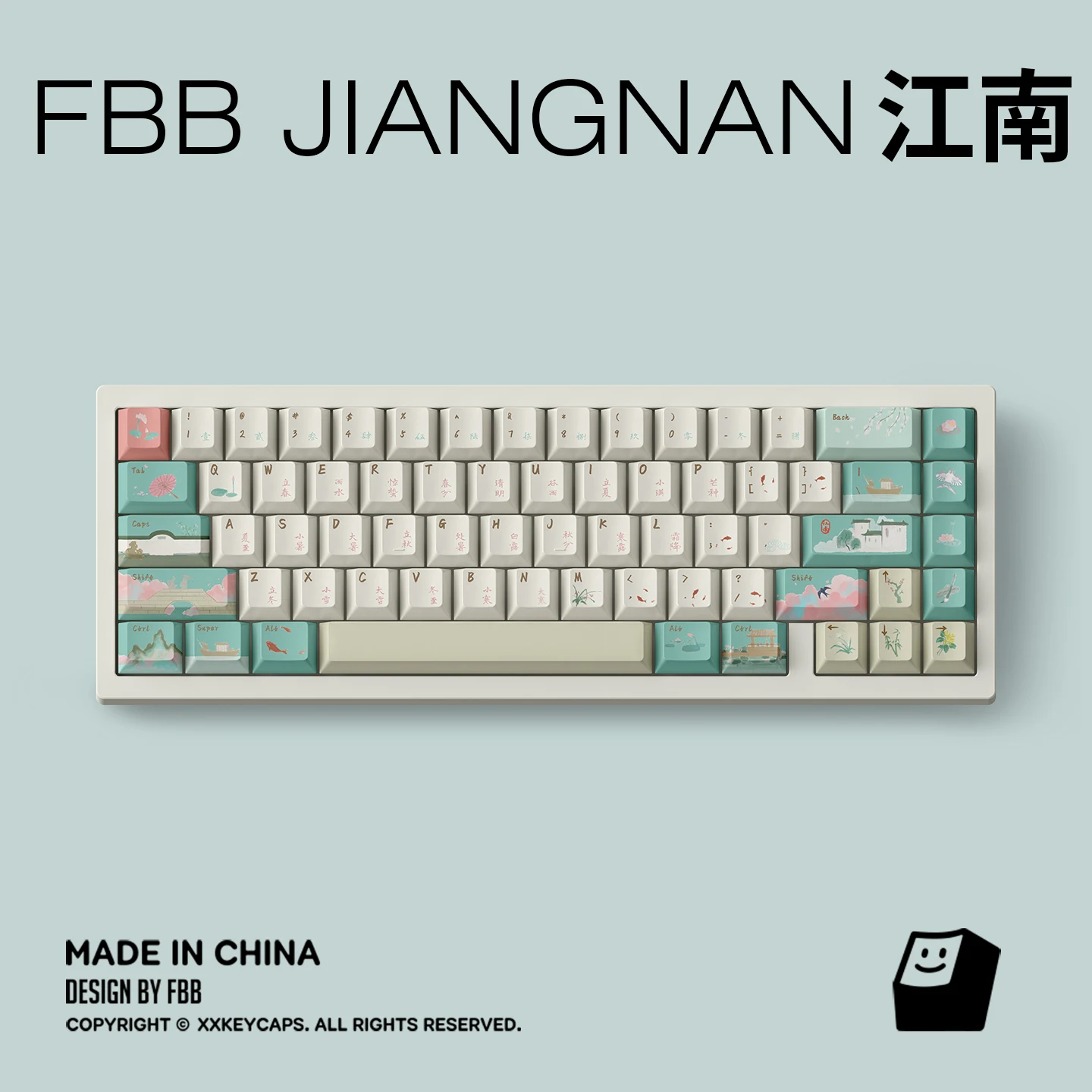 Teclas PBT, estética china, sublimación de perfil de cereza, tapas de teclado de 1,7mm, personalizadas, 145 teclas, teclado mecánico MX, regalo - imagen 3